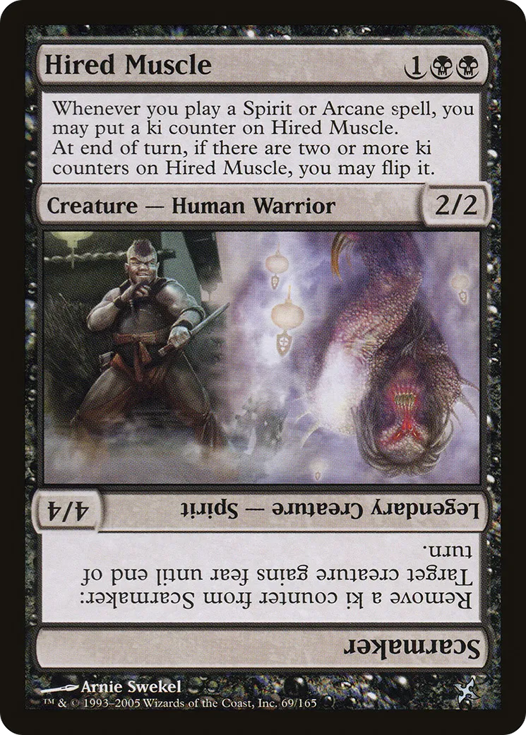Hired Muscle // Scarmaker from Betrayers of Kamigawa - Magic: The Gathering