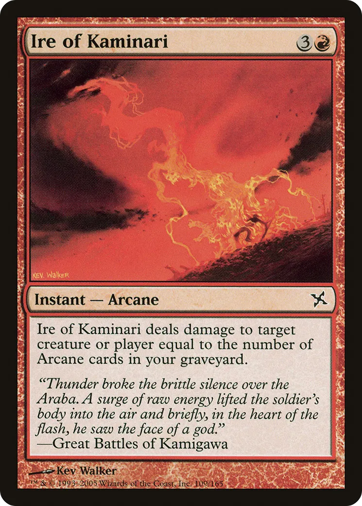 Ire of Kaminari — Betrayers of Kamigawa — Magic: The Gathering