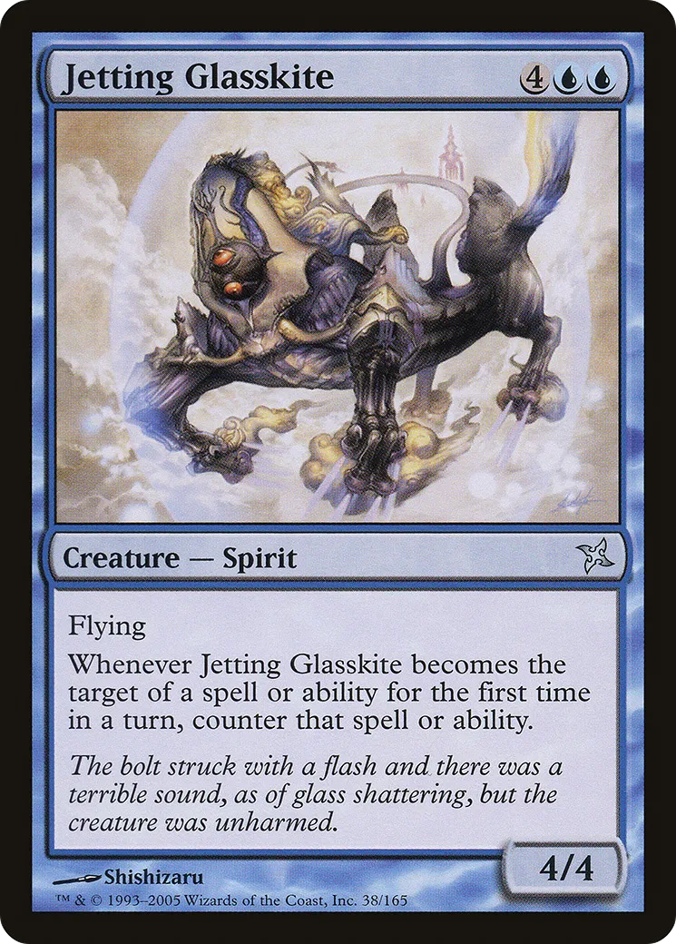 Jetting Glasskite — Betrayers of Kamigawa — Magic: The Gathering