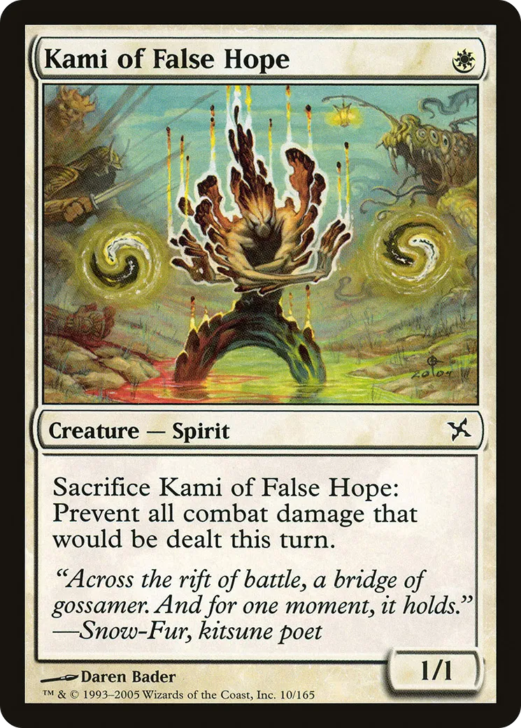 Kami of False Hope — Betrayers of Kamigawa — Magic: The Gathering