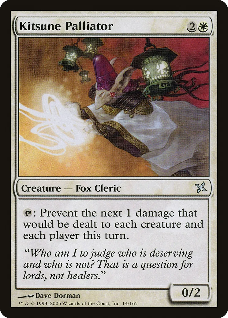 Kitsune Palliator — Betrayers of Kamigawa — Magic: The Gathering