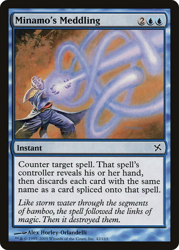 Minamo's Meddling — Betrayers of Kamigawa — Magic: The Gathering