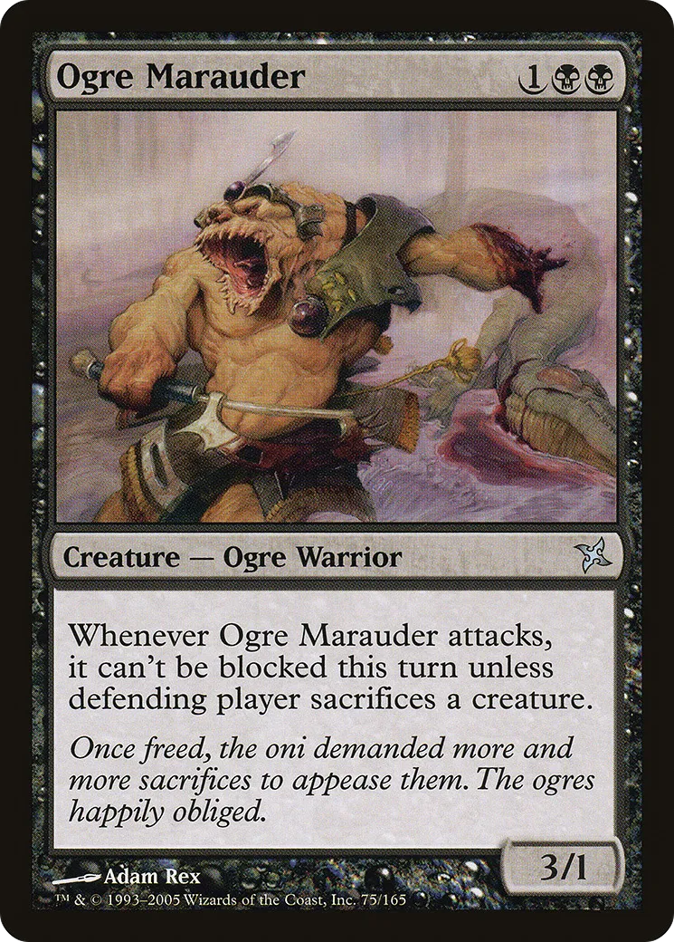 Maraudeur ogre — Betrayers of Kamigawa — Magic: The Gathering