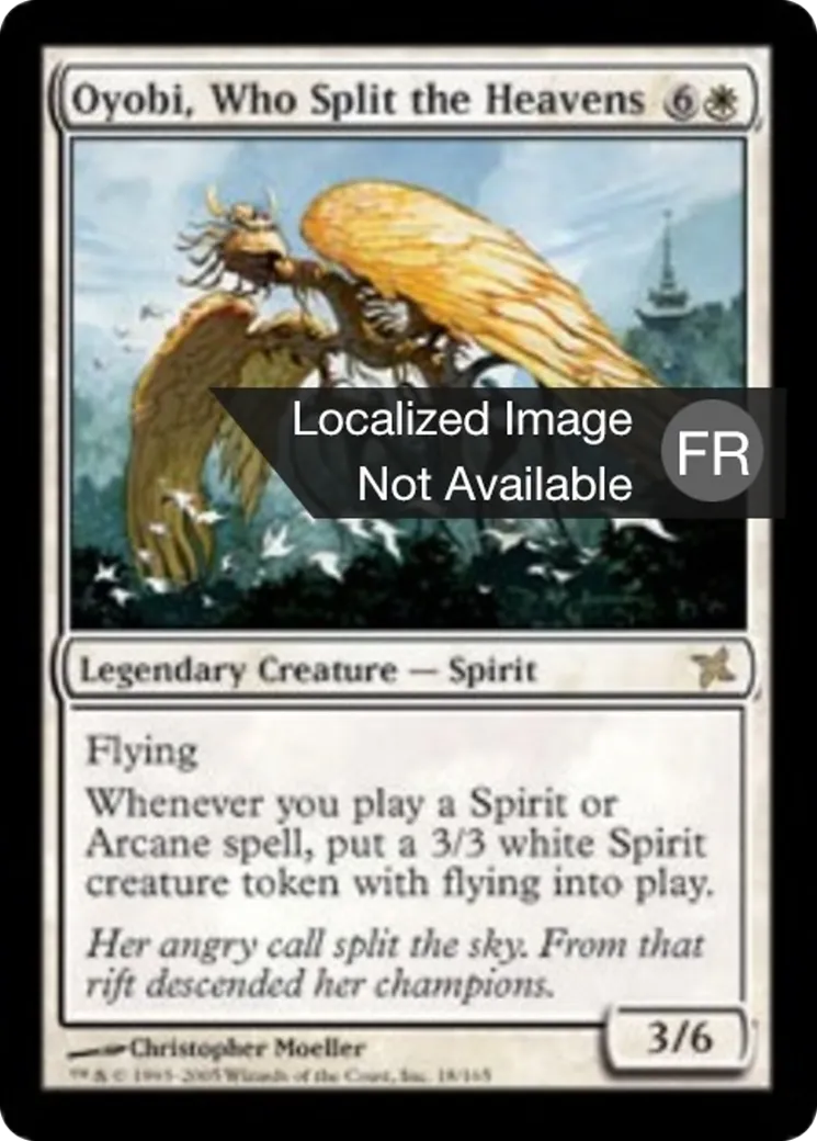 Oyobi, celle qui fend les cieux — Betrayers of Kamigawa — Magic: The Gathering