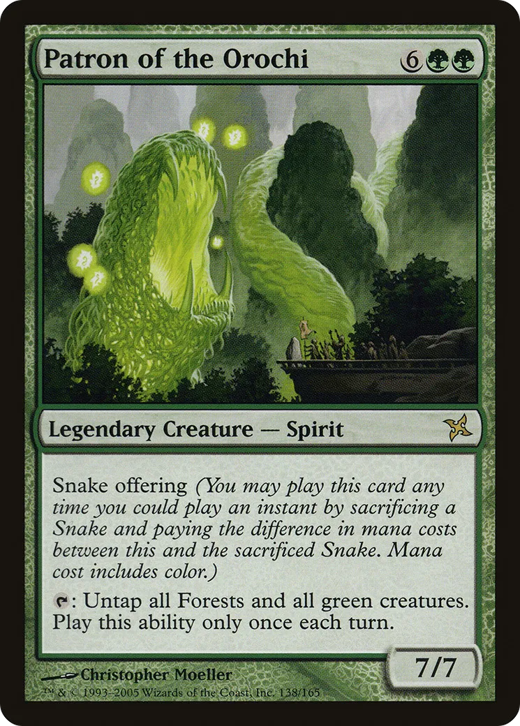 Patron des orochi — Betrayers of Kamigawa — Magic: The Gathering