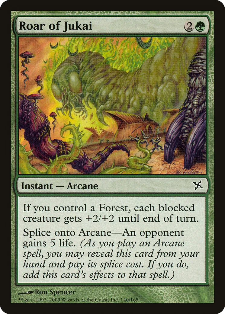 Roar of Jukai — Betrayers of Kamigawa — Magic: The Gathering