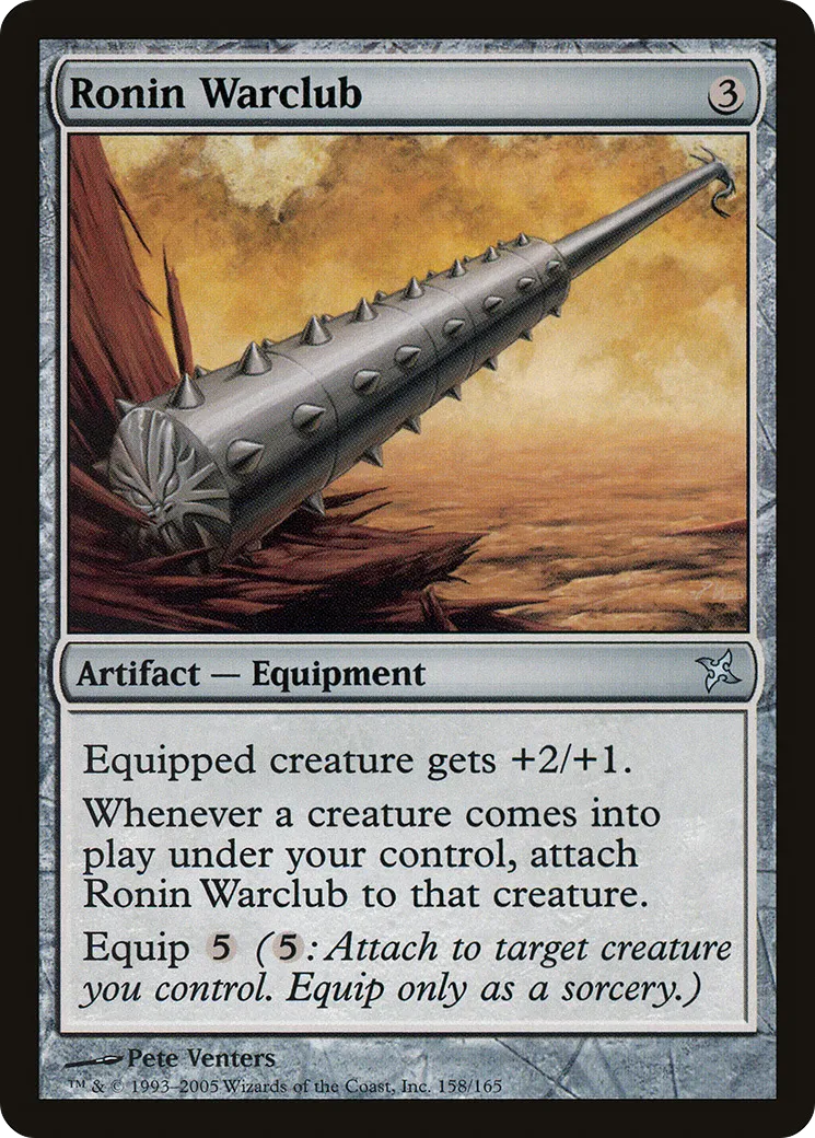 Massue de guerre de ronin — Betrayers of Kamigawa — Magic: The Gathering