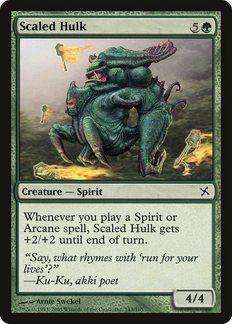 Carcasse écailleuse — Betrayers of Kamigawa — Magic: The Gathering
