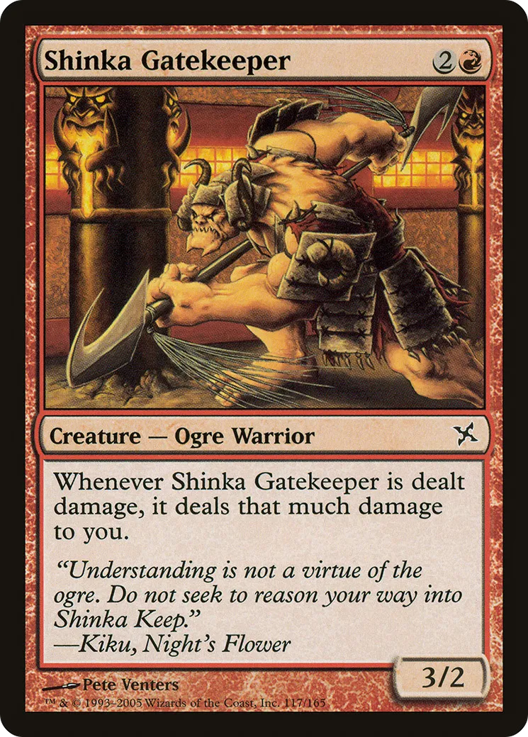 Shinka Gatekeeper — Betrayers of Kamigawa — Magic: The Gathering