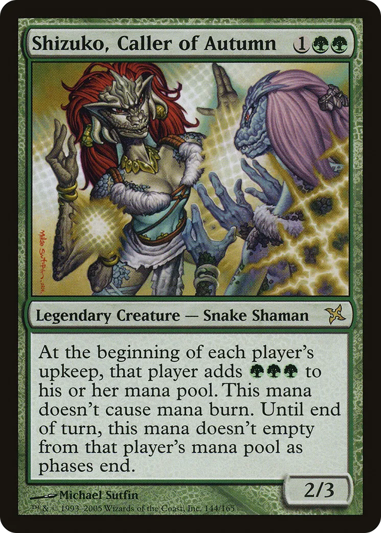 Shizuko, Meneuse de l'automne — Betrayers of Kamigawa — Magic: The Gathering