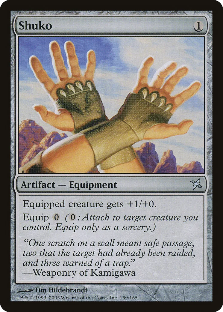 Shuko — Betrayers of Kamigawa — Magic: The Gathering
