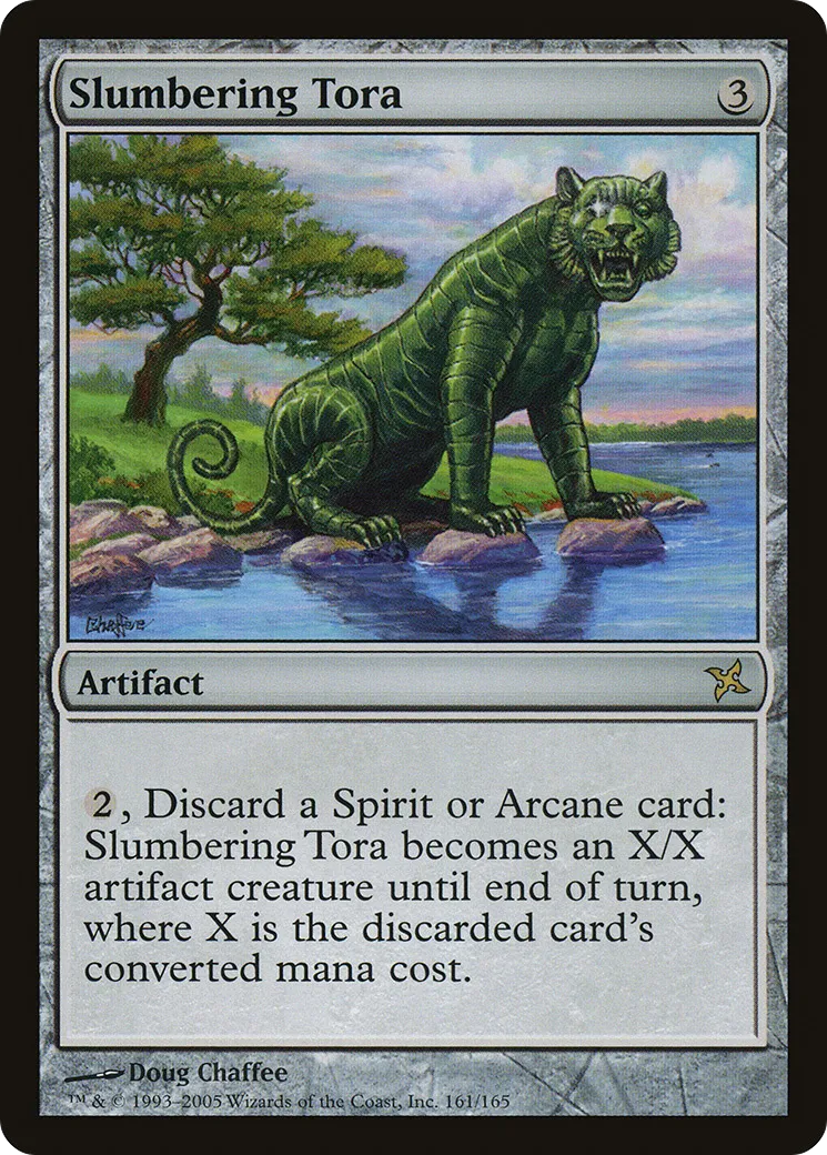 Tora endormi — Betrayers of Kamigawa — Magic: The Gathering