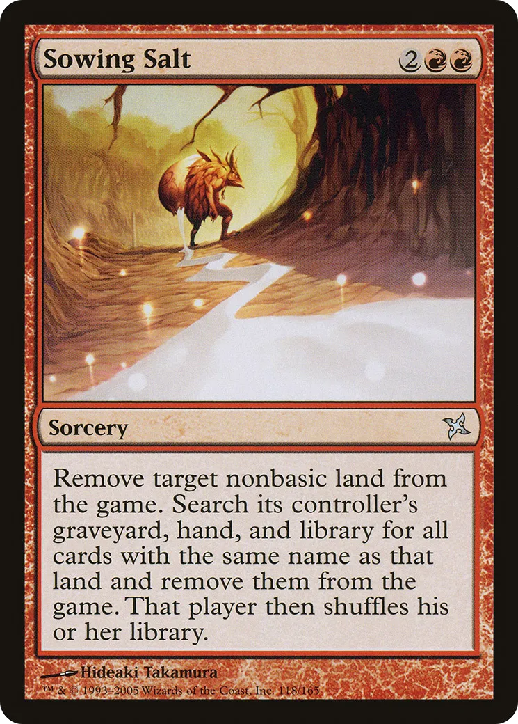 Sowing Salt — Betrayers of Kamigawa — Magic: The Gathering
