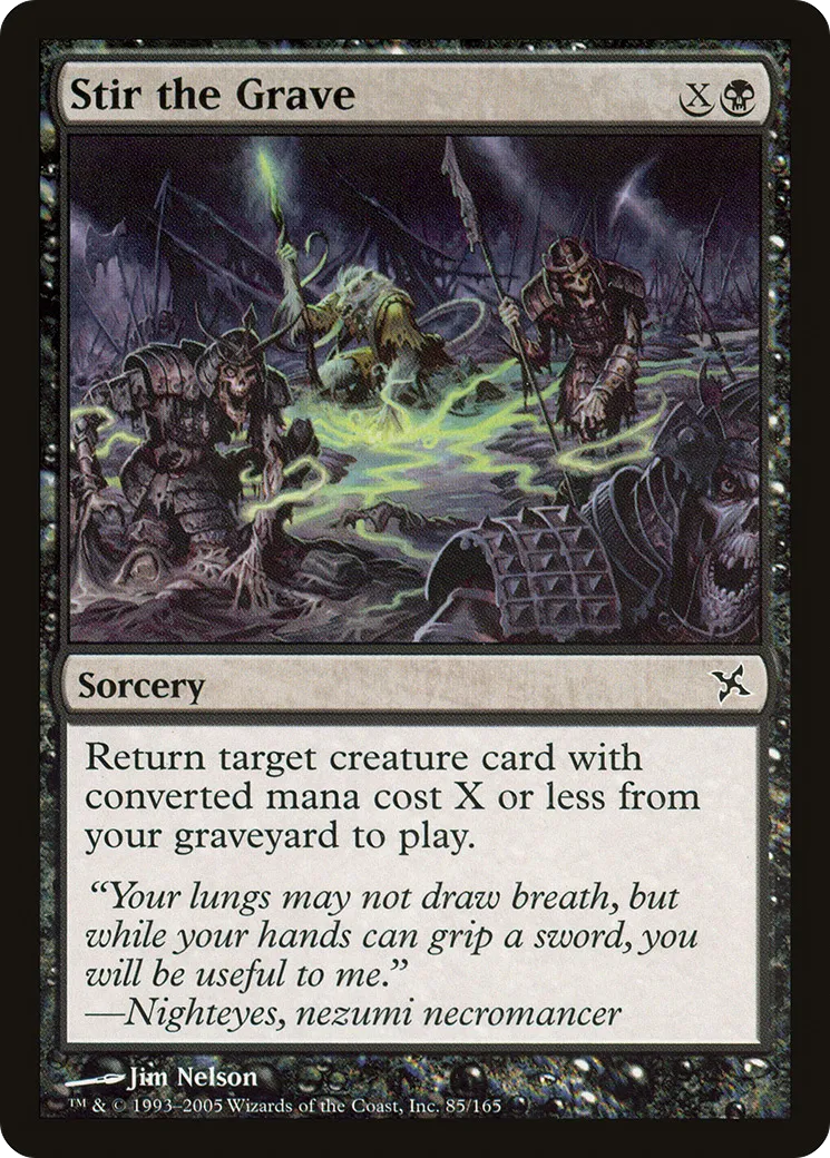 Stir the Grave — Betrayers of Kamigawa — Magic: The Gathering