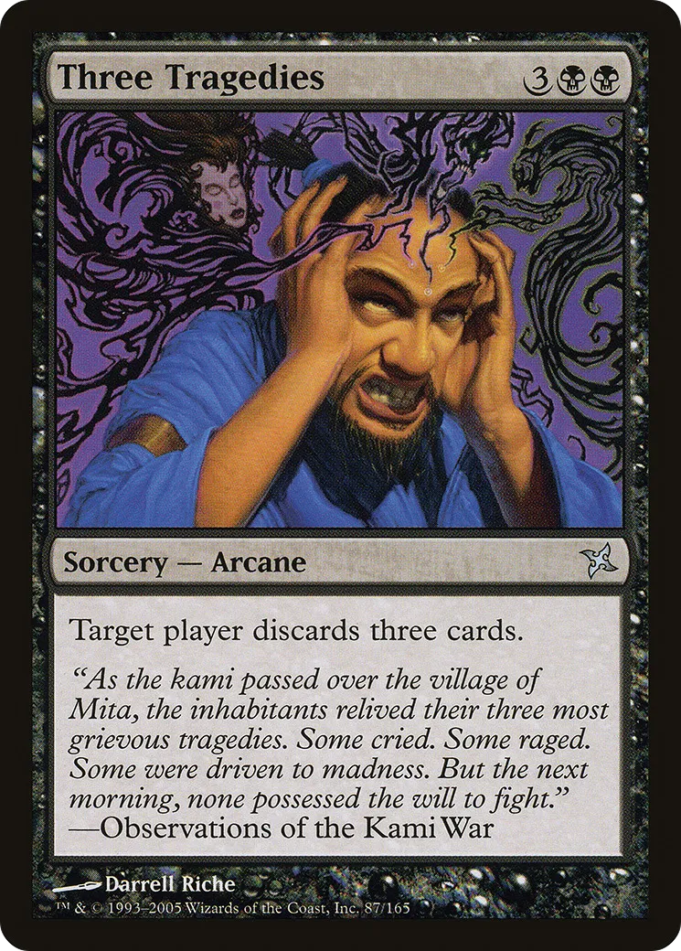 Trois tragédies — Betrayers of Kamigawa — Magic: The Gathering