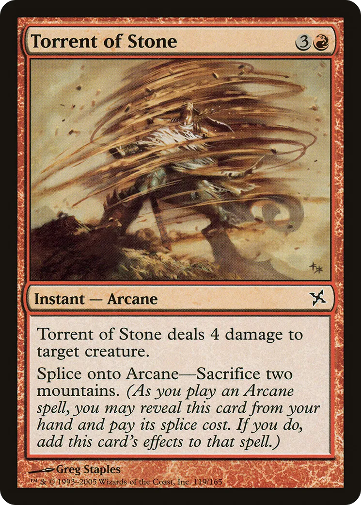 Torrent of Stone — Betrayers of Kamigawa — Magic: The Gathering