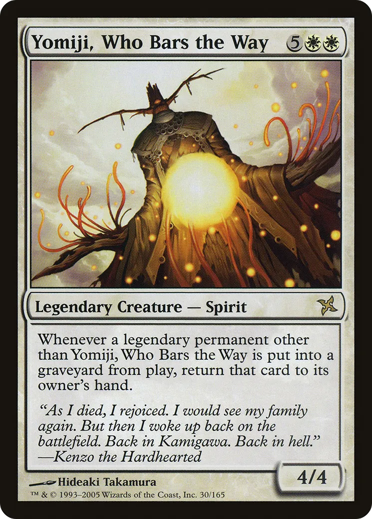 Yomiji, Who Bars the Way — Betrayers of Kamigawa — Magic: The Gathering