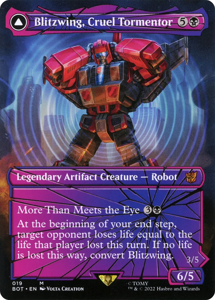 Blitzwing, Cruel Tormentor // Blitzwing, Adaptive Assailant — Transformers — Magic: The Gathering