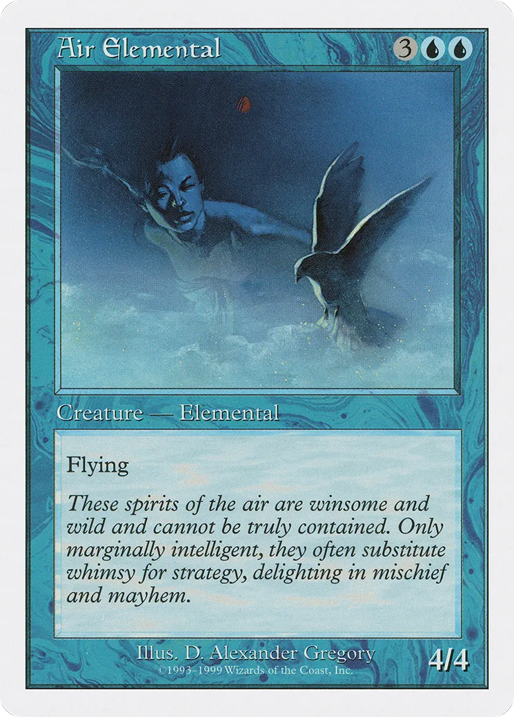 Élémental d'air from Battle Royale Box Set - Magic: The Gathering