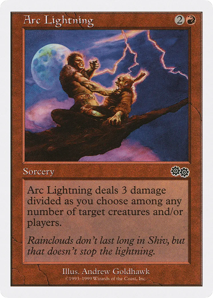 Arc Lightning — Battle Royale Box Set — Magic: The Gathering