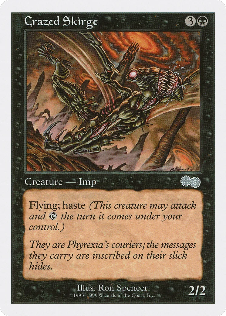 Crazed Skirge — Battle Royale Box Set — Magic: The Gathering