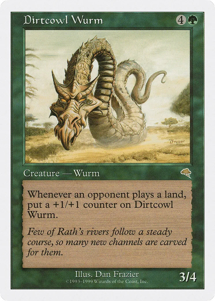 Dirtcowl Wurm — Battle Royale Box Set — Magic: The Gathering