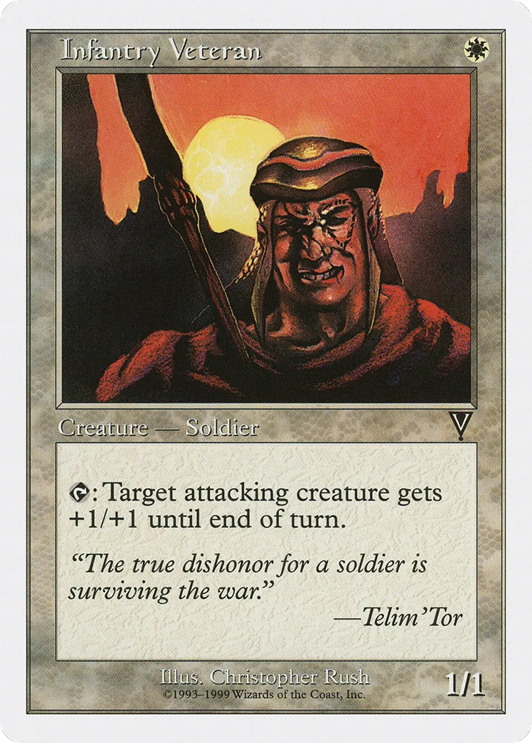 Vétéran de l'infanterie — Battle Royale Box Set — Magic: The Gathering