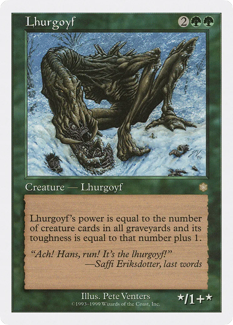 lhurgoyf — Battle Royale Box Set — Magic: The Gathering