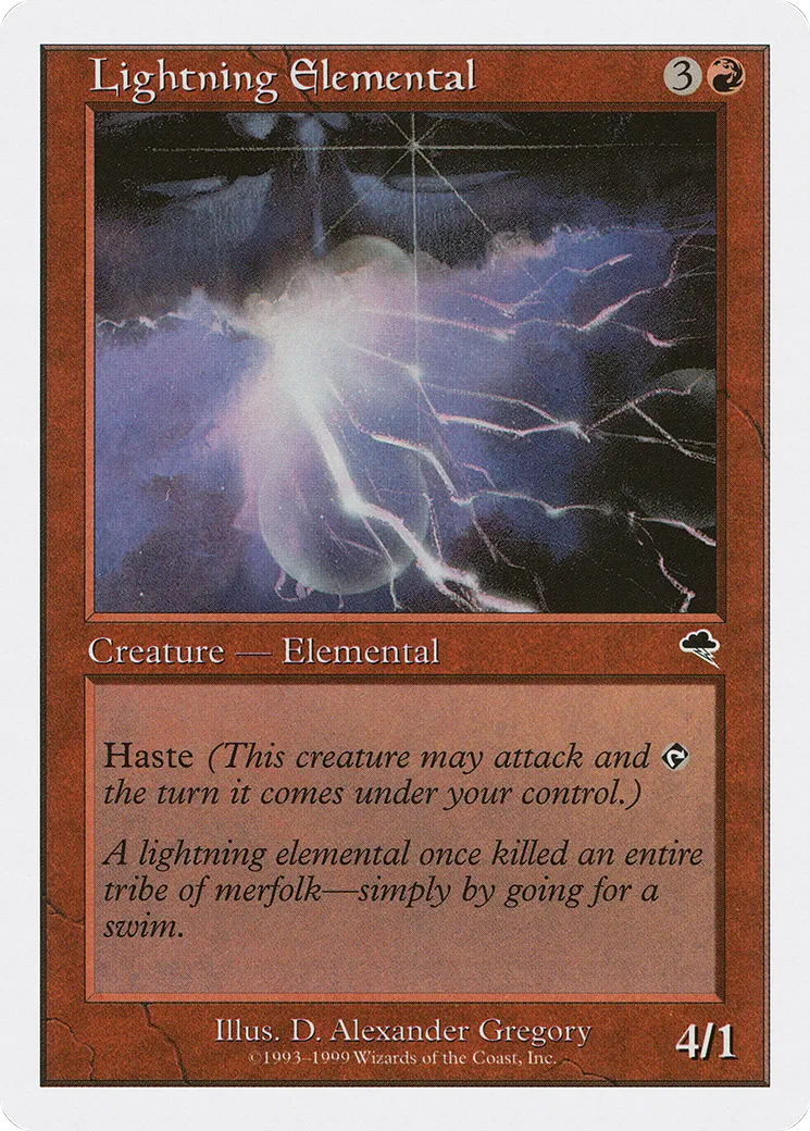 Élémental d'éclair — Battle Royale Box Set — Magic: The Gathering