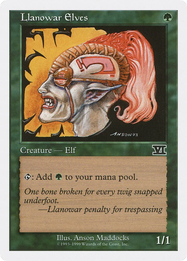 Elfes de Llanowar — Battle Royale Box Set — Magic: The Gathering