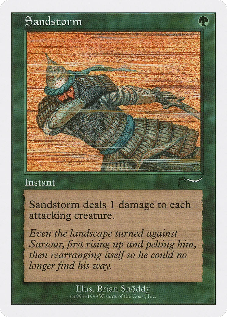 Tempête de sable from Battle Royale Box Set - Magic: The Gathering