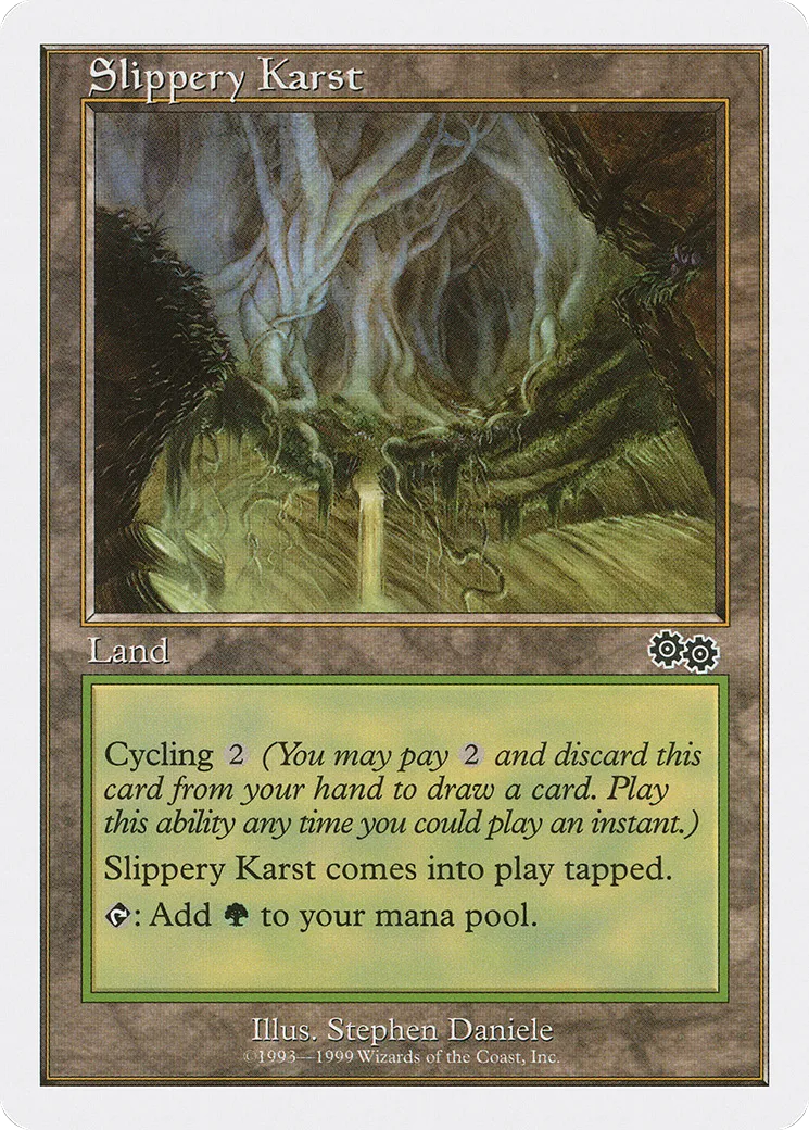 Slippery Karst — Battle Royale Box Set — Magic: The Gathering