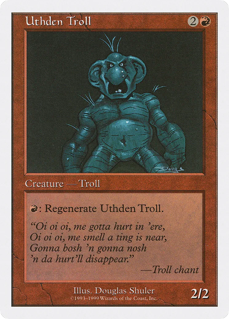 Uthden Troll — Battle Royale Box Set — Magic: The Gathering