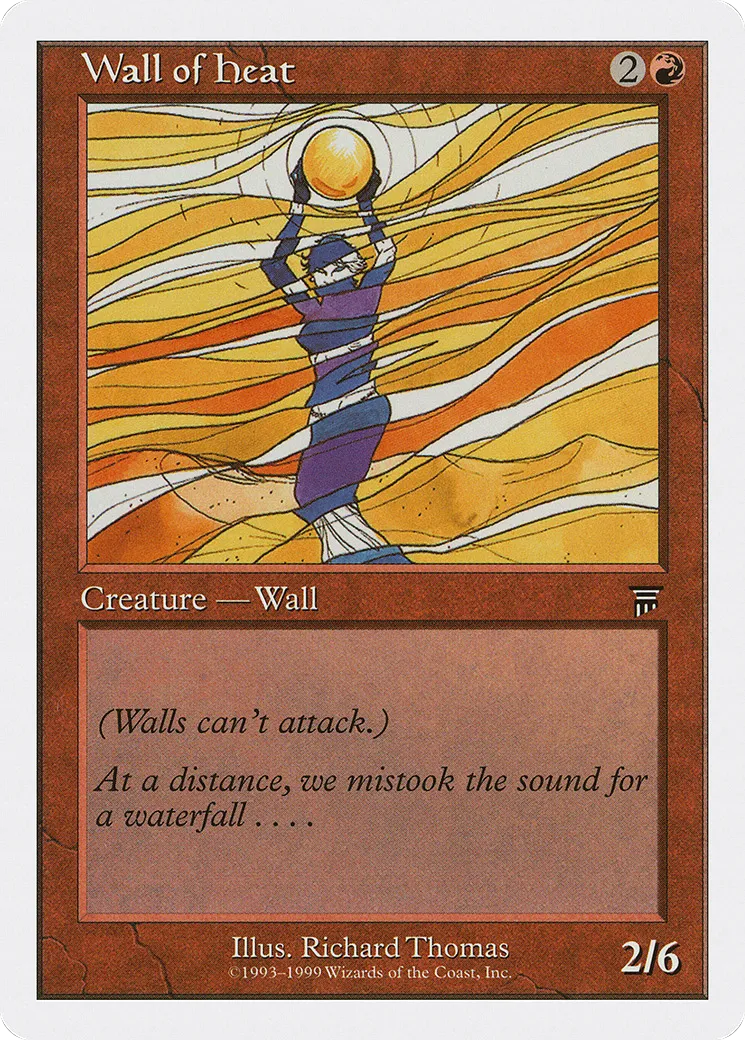 Wall of Heat — Battle Royale Box Set — Magic: The Gathering