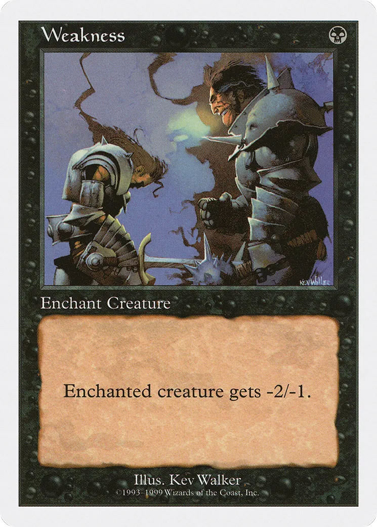 Weakness — Battle Royale Box Set — Magic: The Gathering