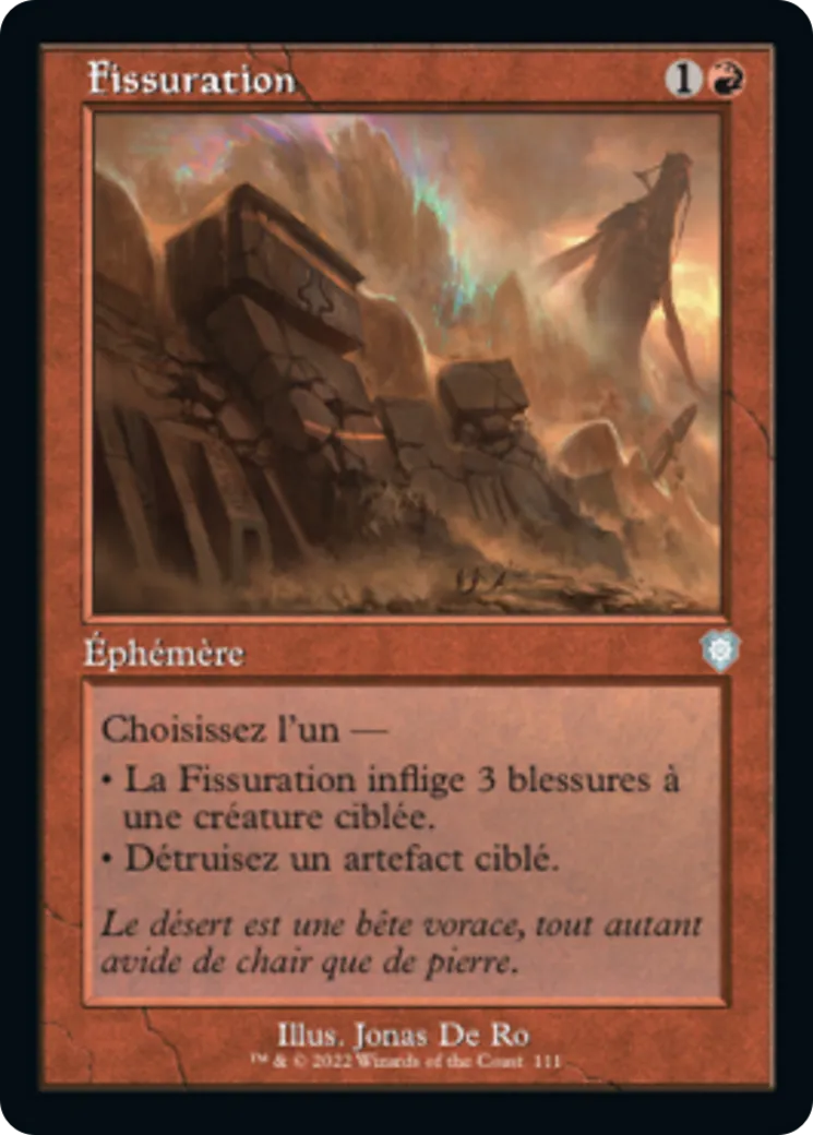 Fissuration — The Brothers' War Commander — Magic: The Gathering