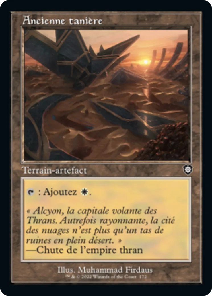 Ancienne tanière — The Brothers' War Commander — Magic: The Gathering