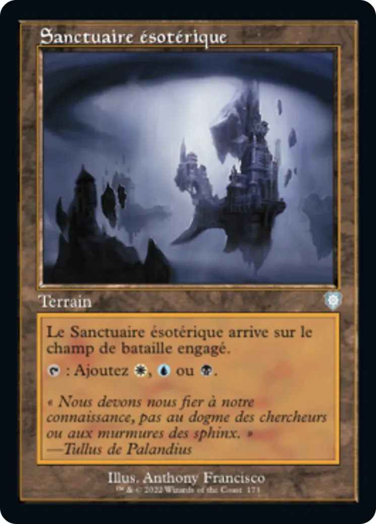 Sanctuaire ésotérique — The Brothers' War Commander — Magic: The Gathering