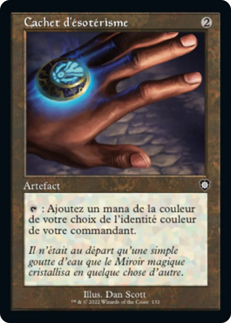 Cachet d'ésotérisme — The Brothers' War Commander — Magic: The Gathering