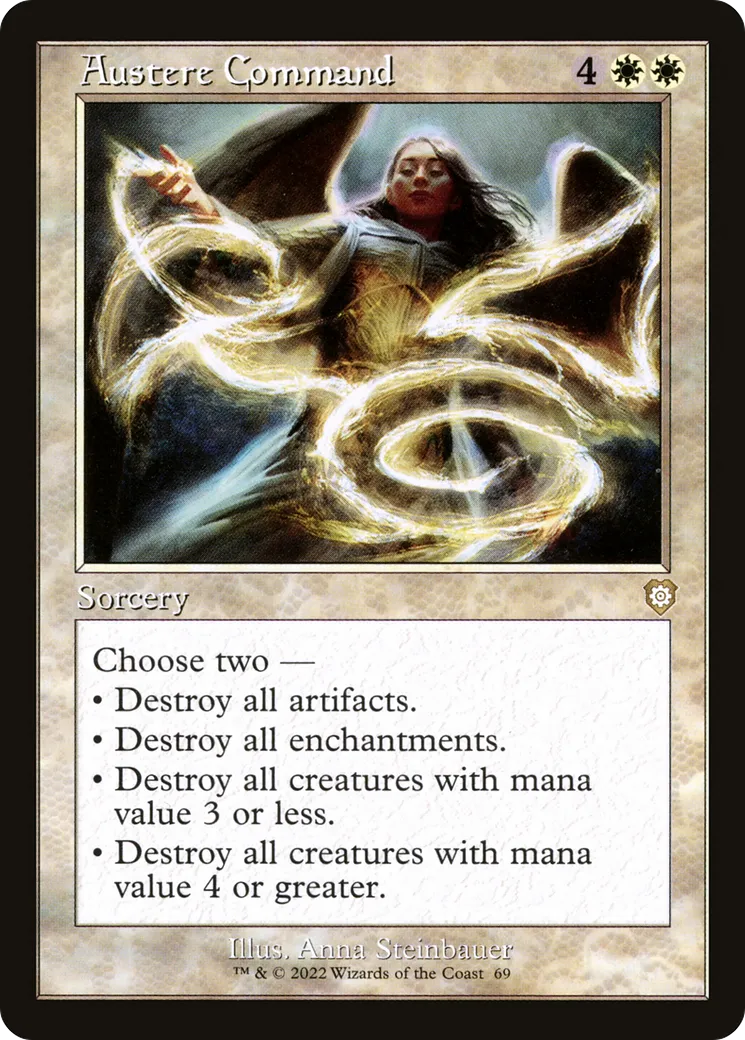 Austere Command — The Brothers' War Commander — Magic: The Gathering