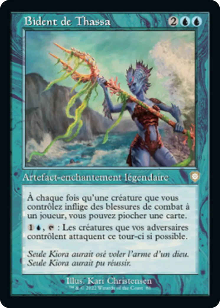 Bident de Thassa — The Brothers' War Commander — Magic: The Gathering