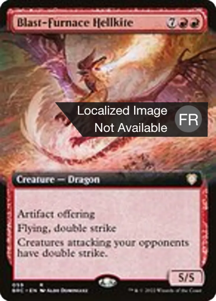 Escouflenfer du fourneau — The Brothers' War Commander — Magic: The Gathering