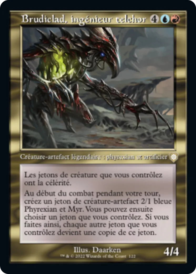 Brudiclad, ingénieur telchor — The Brothers' War Commander — Magic: The Gathering