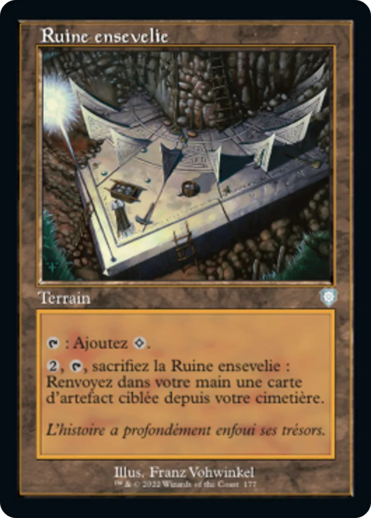 Ruine ensevelie — The Brothers' War Commander — Magic: The Gathering
