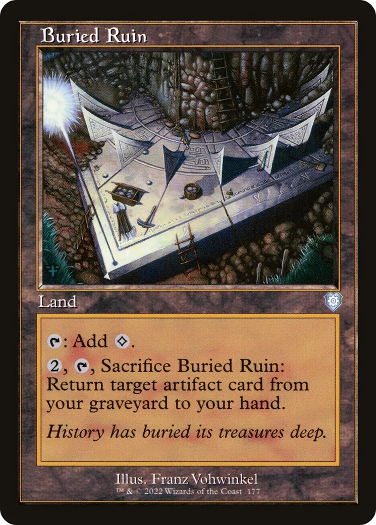 Buried Ruin — The Brothers' War Commander — Magic: The Gathering