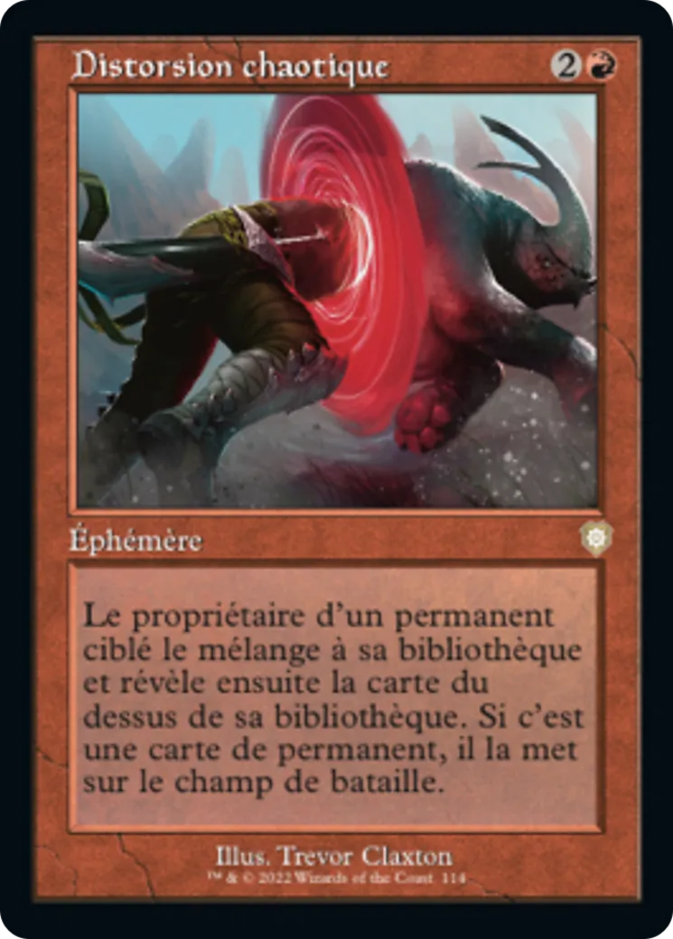 Distorsion chaotique — The Brothers' War Commander — Magic: The Gathering