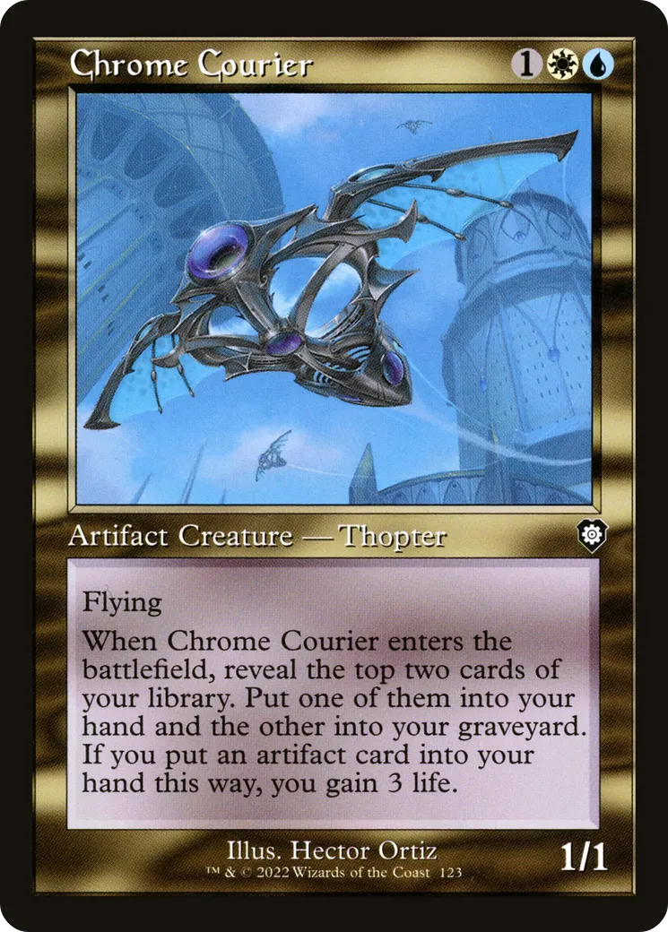 Messager de chrome — The Brothers' War Commander — Magic: The Gathering