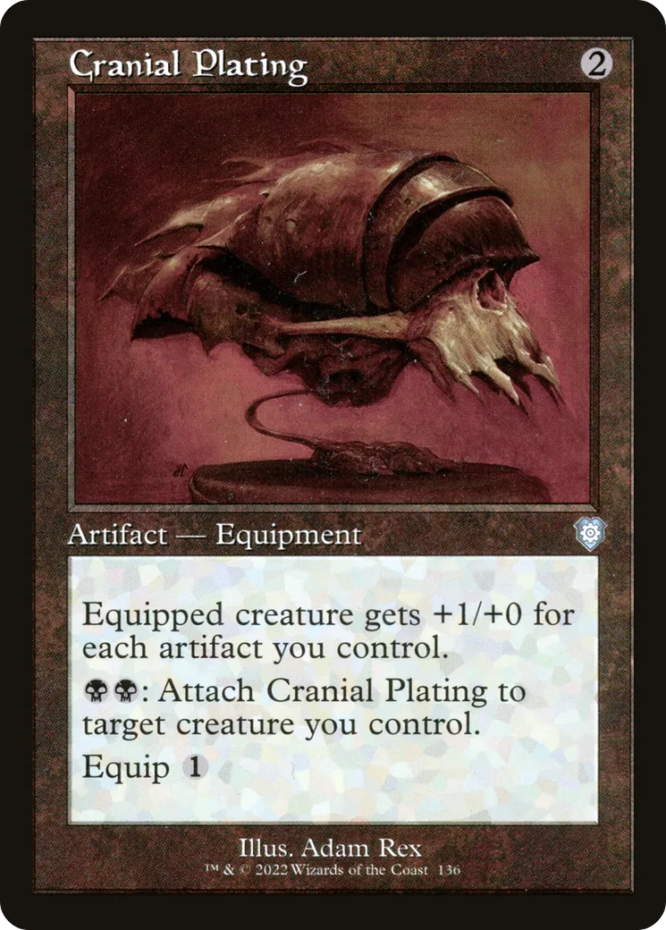 Cranial Plating — The Brothers' War Commander — Magic: The Gathering