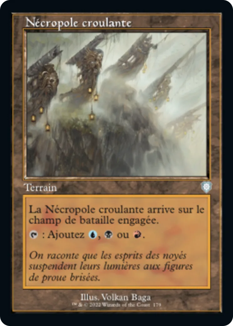 Nécropole croulante — The Brothers' War Commander — Magic: The Gathering