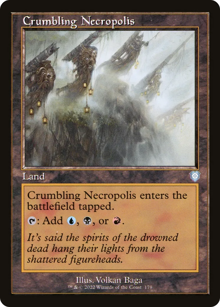 Crumbling Necropolis — The Brothers' War Commander — Magic: The Gathering